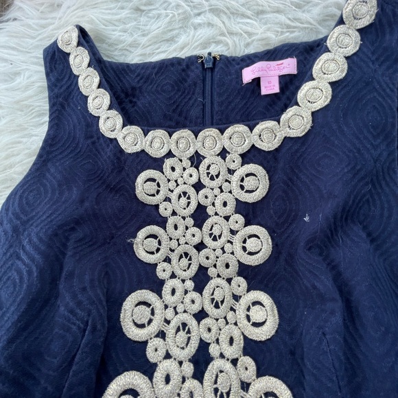Lilly Pulitzer Dresses & Skirts - GORGEOUS navy dress Lilly Pulitzer